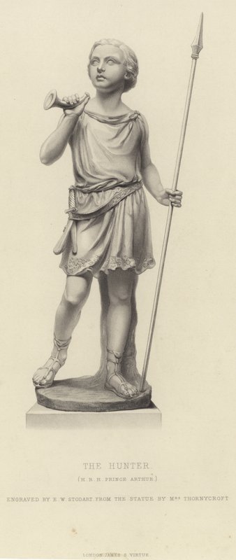 Príncipe Arthur como o caçador de English School