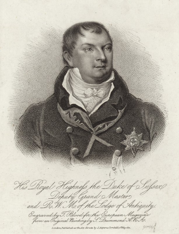 Príncipe Augustus Frederick, duque de Sussex de English School