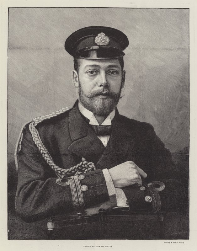 Príncipe Jorge de Gales (gravura) de English School