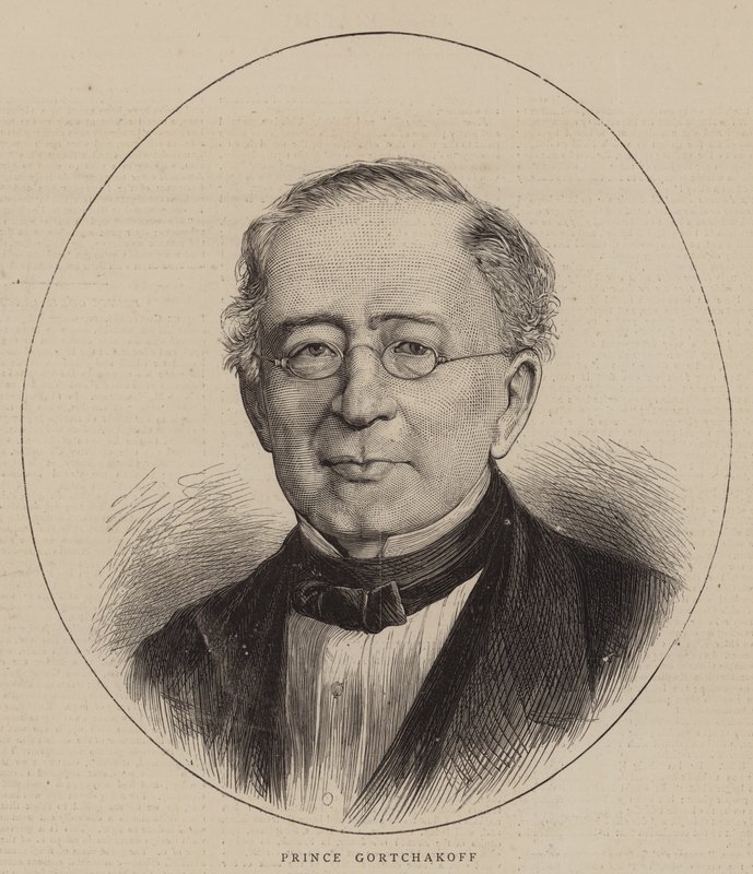 Príncipe Gortchakoff (gravura) de English School