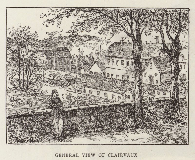 Príncipe Krapotkine em Clairvaux (gravura) de English School