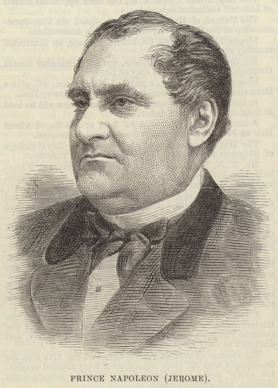 Príncipe Napoleão (Jerônimo) (gravura) de English School