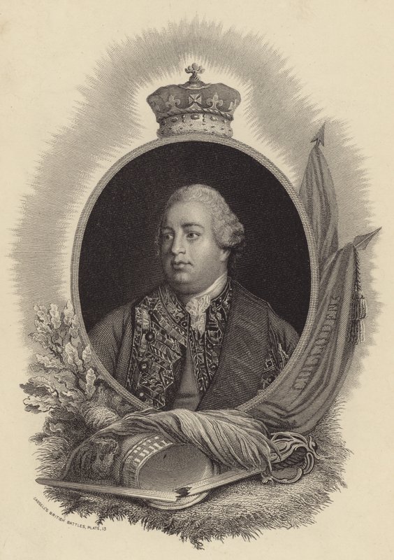 Príncipe William, o duque de Cumberland de English School