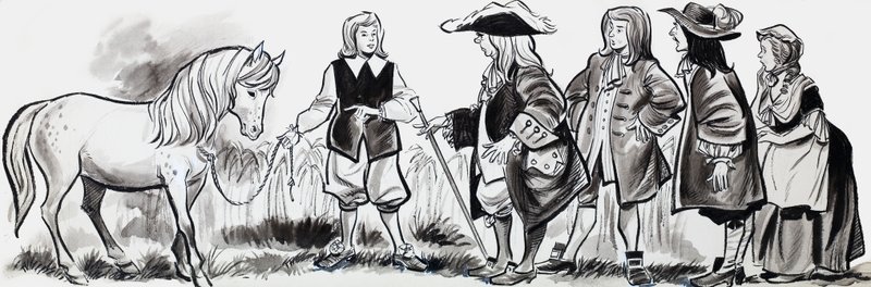 Príncipe e cavalo de English School