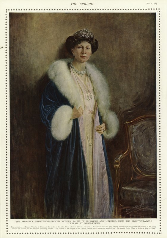 Princesa Victoria Louise de Brunswick e Luneberg de English School
