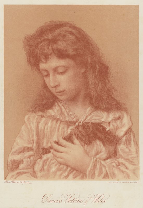 Princesa Victoria de Gales (chromolitho) de English School