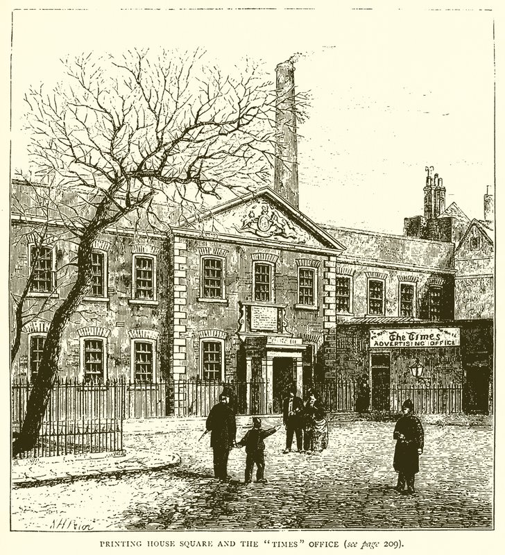Imprimir House Square e o Times Office de English School