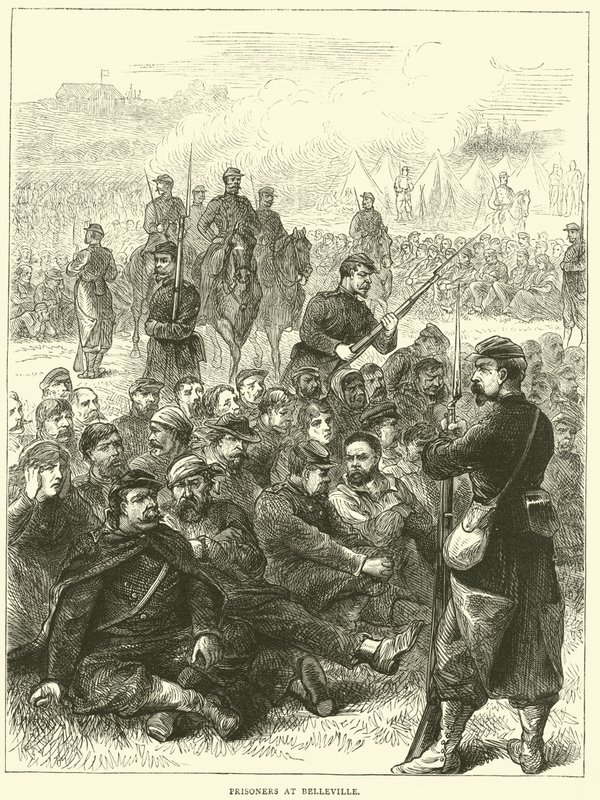 Prisioneiros em Belleville, maio de 1871 de English School