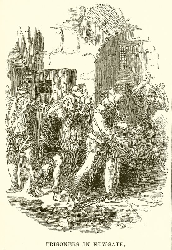 Prisioneiros em Newgate de English School
