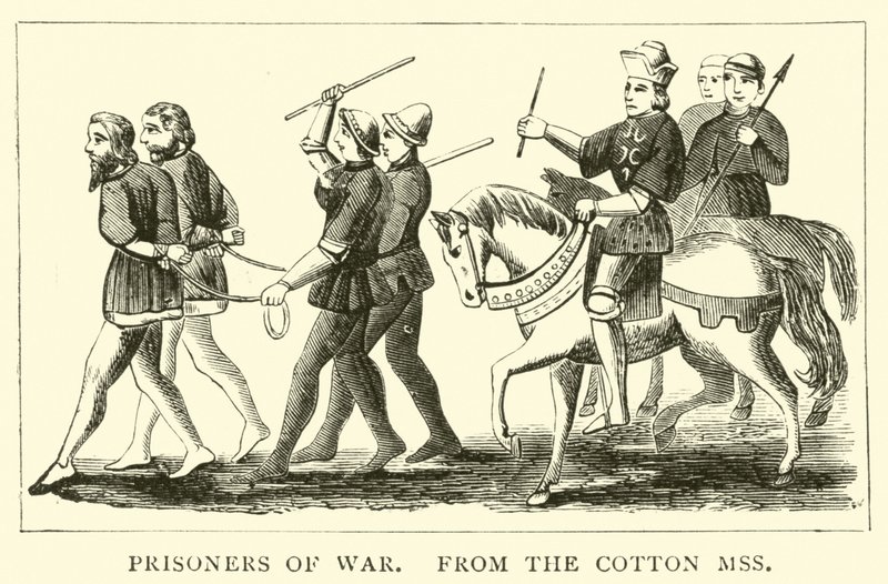 Prisioneiros de guerra, do algodão Mss de English School