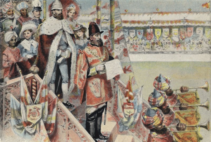 Proclamação da Rainha Vitória como Imperatriz da Índia de English School