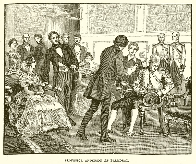 Professor Anderson na Balmoral de English School