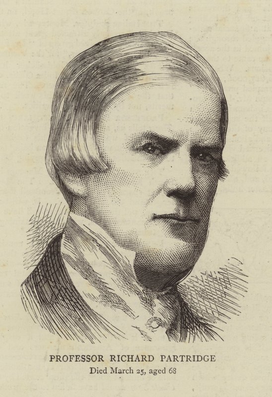 Professor Richard Partridge (gravura) de English School