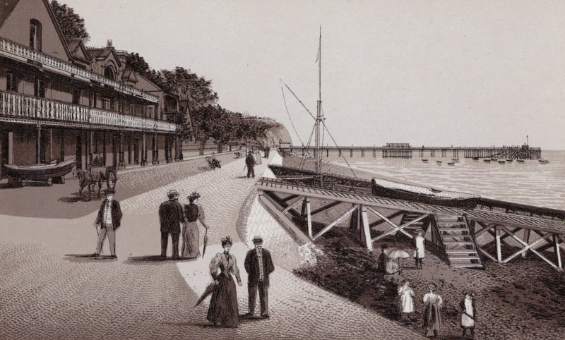 Promenade, Penarth (Litho) de English School
