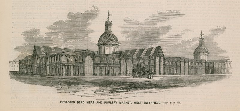 Proposta de mercado de carne morta e aves, West Smithfield de English School