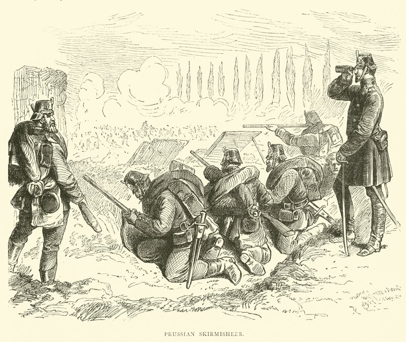 Escaramuques da Prússia, fevereiro de 1871 de English School