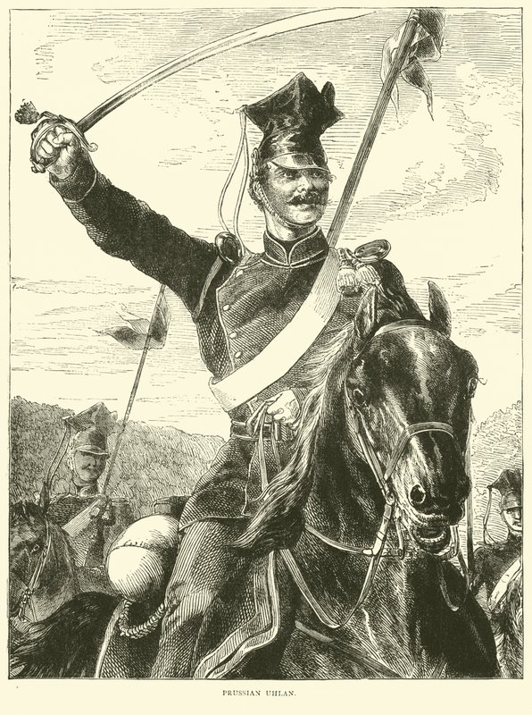Uhlan prussiano, julho de 1870 de English School