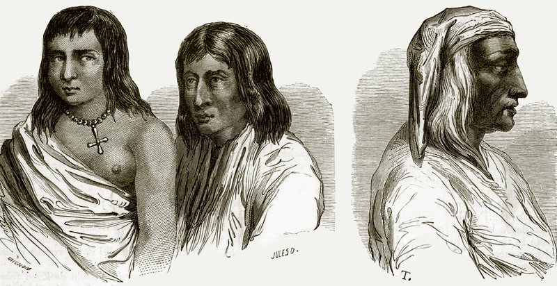 Pueblo ou índios residentes na cidade e Alcalde de Santo Domingo de English School
