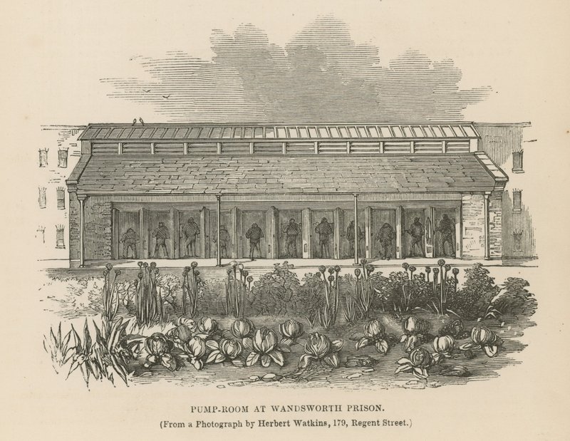 Sala de bomba na prisão de Wandsworth de English School