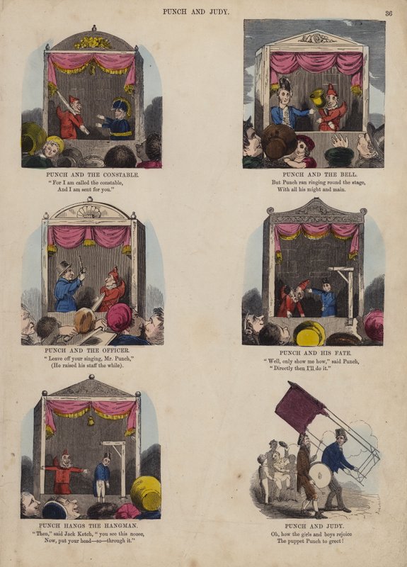 Punch and Judy Show (gravação a cores) de English School