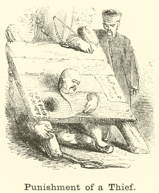 Punição de um ladrão de English School