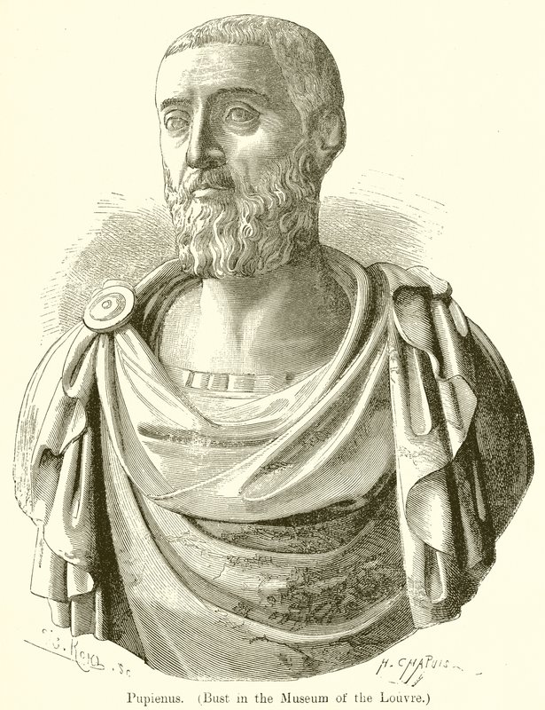 Pupienus. (Busto no Museu do Louvre) de English School