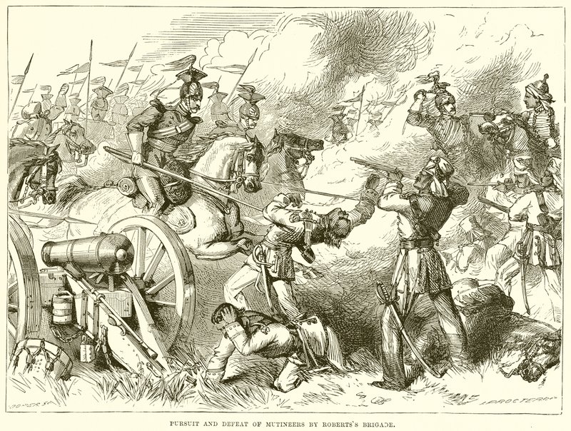Perseguição e Derrota de Mutinários pela Brigada Roberts de English School