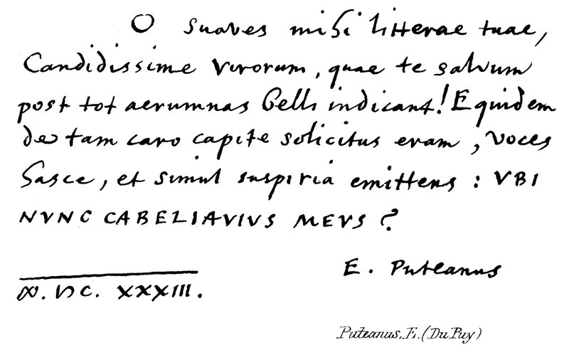 Puteanus E (Du) de English School