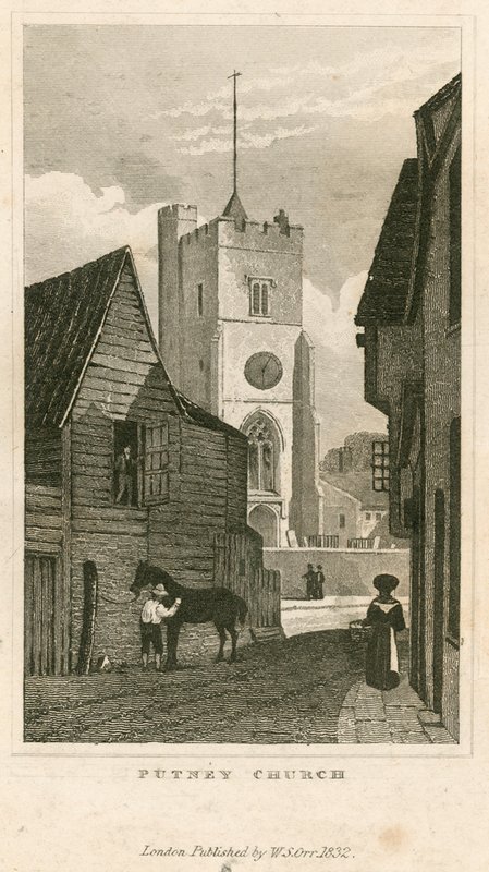 Igreja de Putney, em Londres de English School