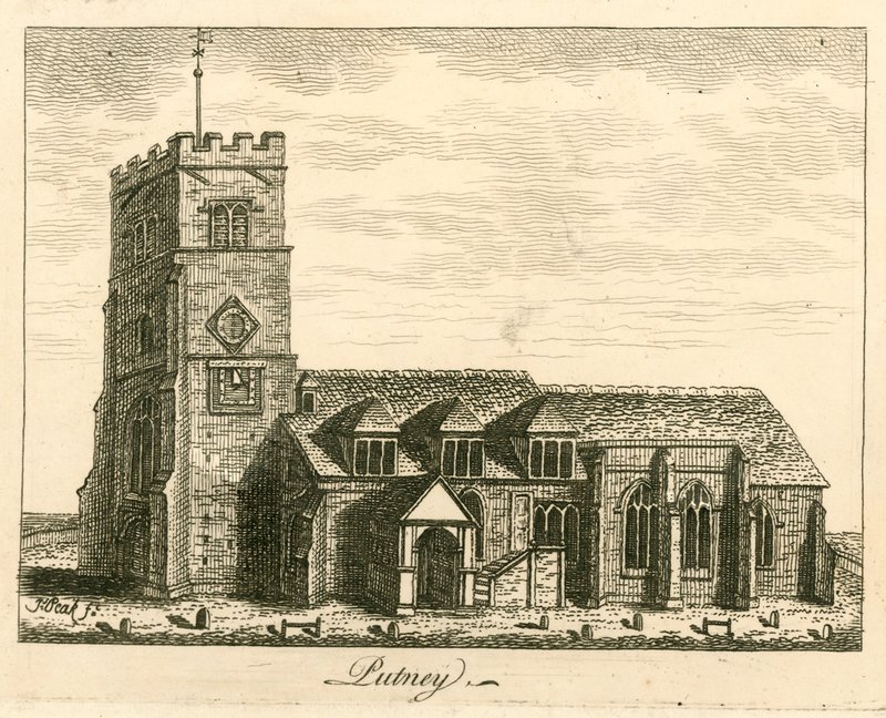 Igreja de Putney, em Londres de English School