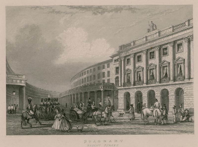 Quadrante, Regent Street, Londres de English School