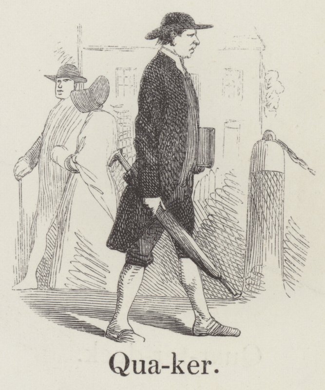 Quaker (gravura) de English School