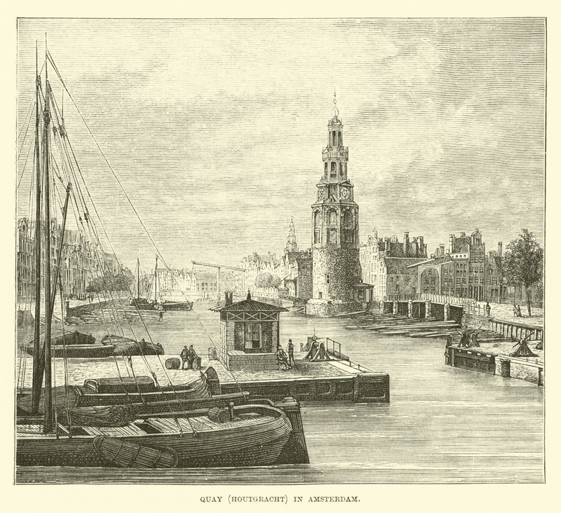 Quay (Houtgracht) em Amsterdã de English School