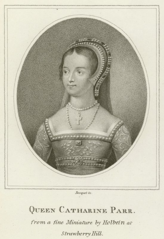 Rainha Catharine Parr (gravura) de English School