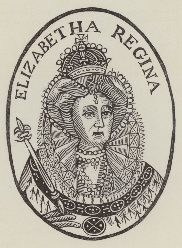 Rainha Elizabeth I (gravura) de English School