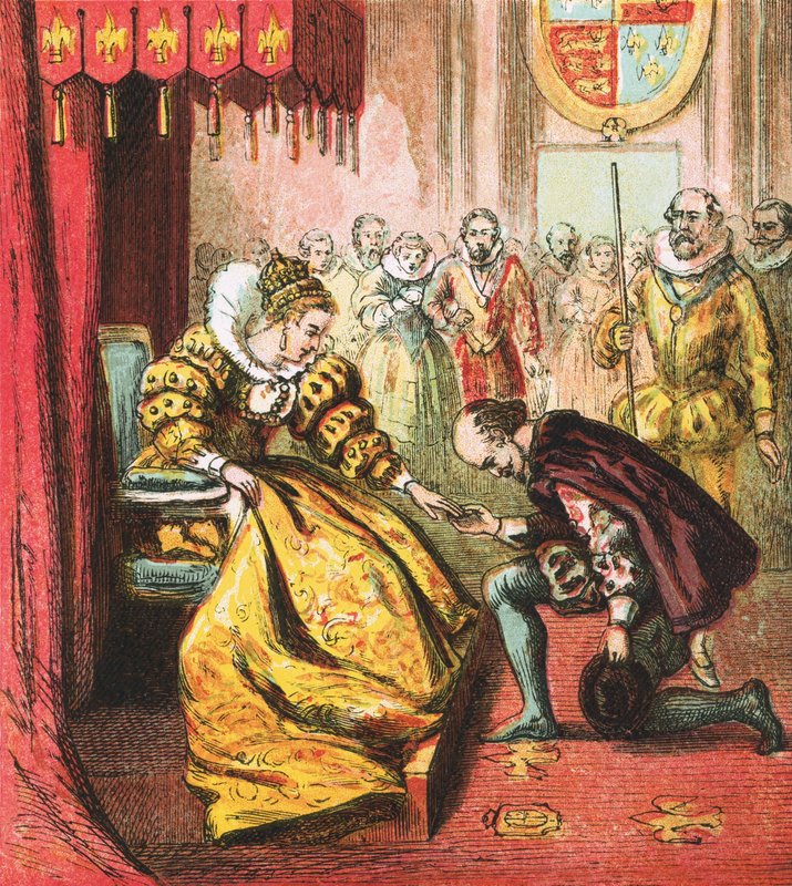 Rainha Elizabeth e Shakespeare de English School