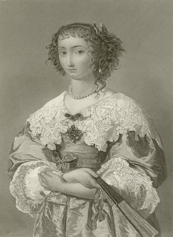 Rainha Henrietta Maria, rainha do rei Carlos I de English School