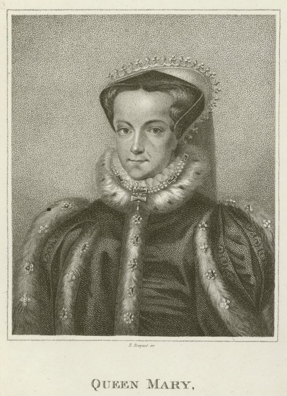 Rainha Maria (gravura) de English School