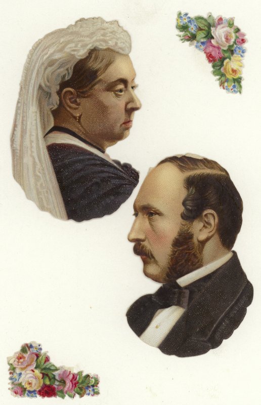 Rainha Vitória e Príncipe Albert de English School
