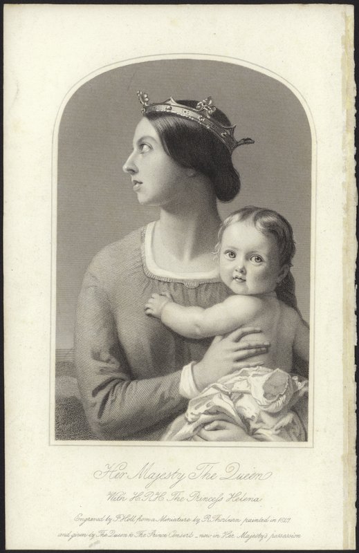 Rainha Vitória e Princesa Helena de English School