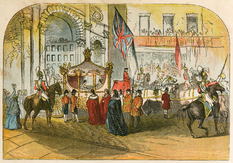Primeira visita da Rainha Vitória à Cidade (9 de novembro de 1837) de English School
