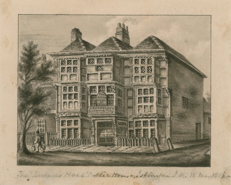 Queens Head, Islington (wc no papel) de English School