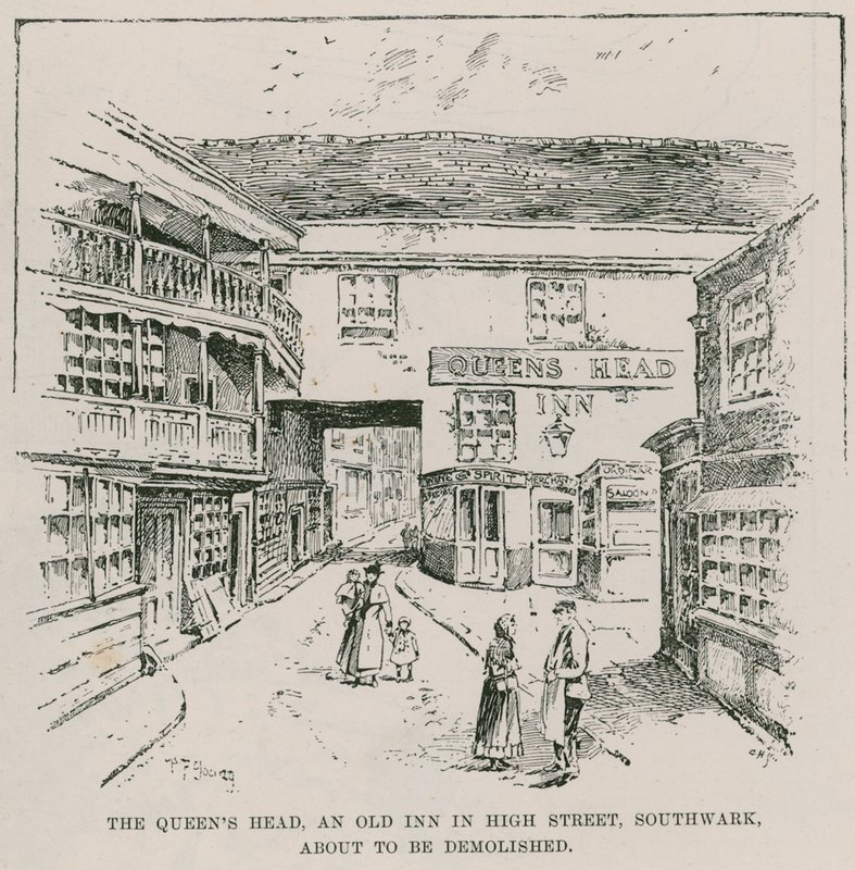 Queens Head, Southwark de English School