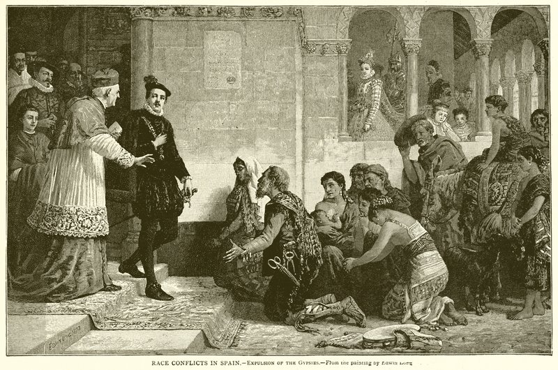 Conflitos raciais na Espanha .-- Expulsão dos ciganos de English School
