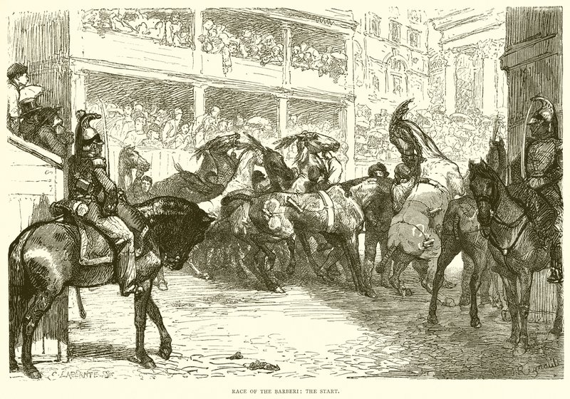 Corrida do Barberi: o começo de English School