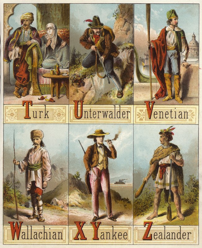 Raças do Mundo (chromolitho) de English School