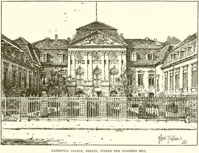 Radziwill Palace, Berlim, onde o congresso se reuniu de English School