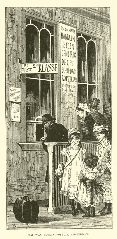 Bilheteira ferroviária, Amesterdão de English School