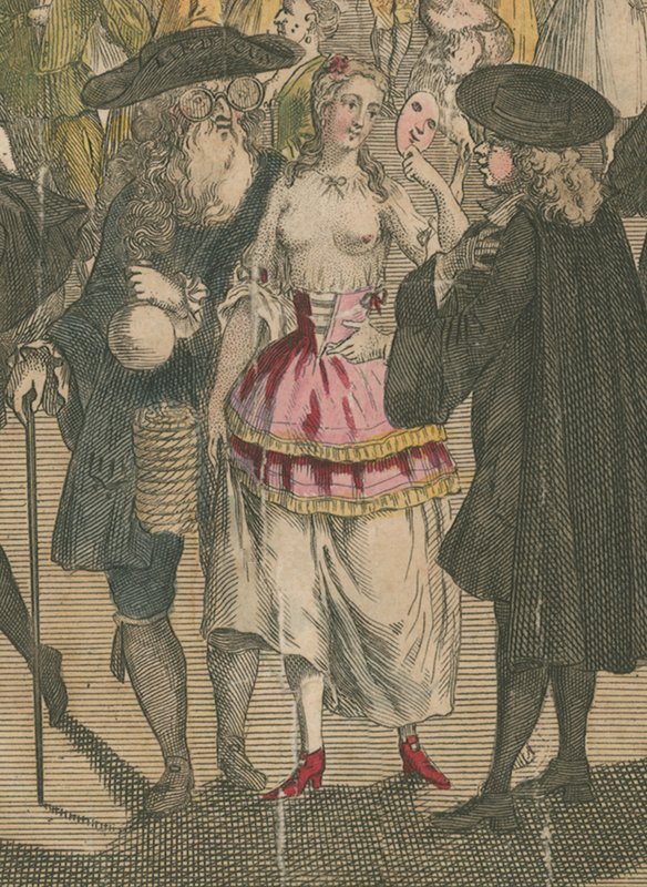 Jardins Ranelagh. Baile de máscaras para o embaixador veneziano, 1749 de English School