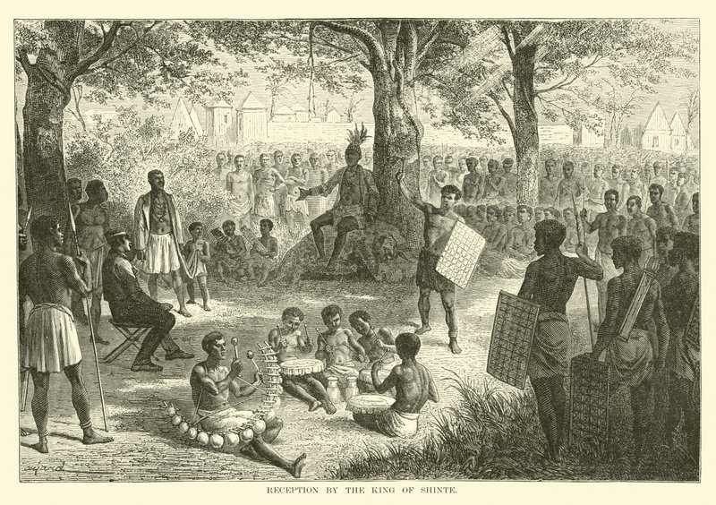 Recepção pelo rei de Shinte de English School